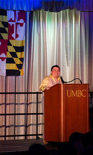 Dr. Shannon Clancy '19, mechanical engineering was this year's Spring into Leadership keynote speaker.