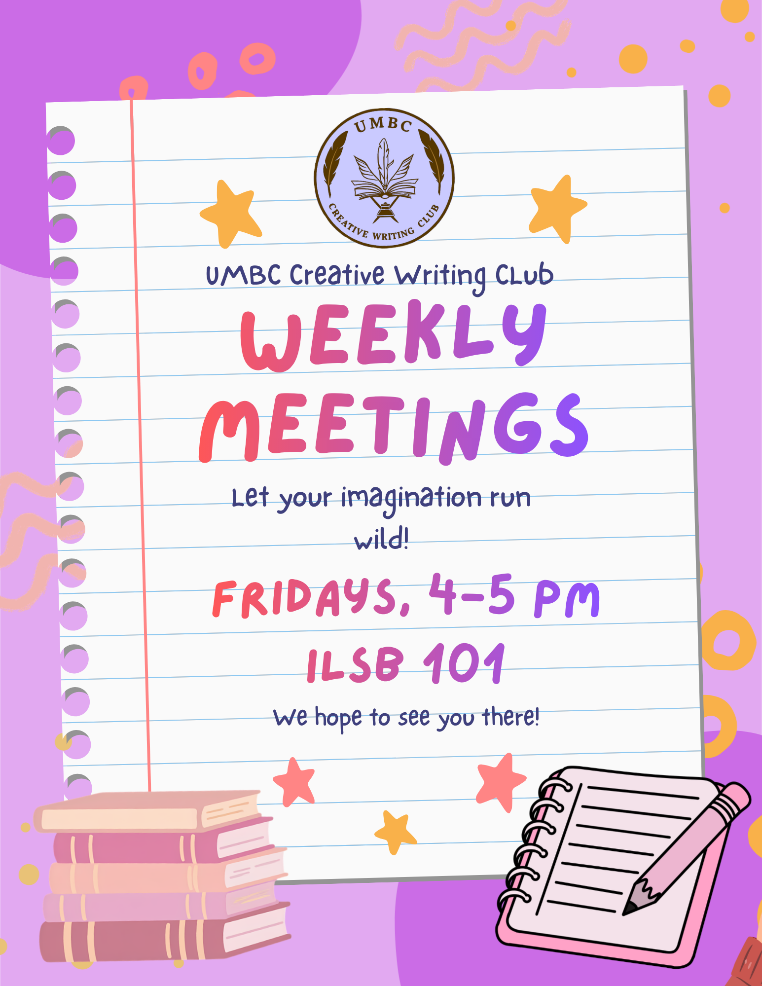 CWC Weekly Meetings flyer