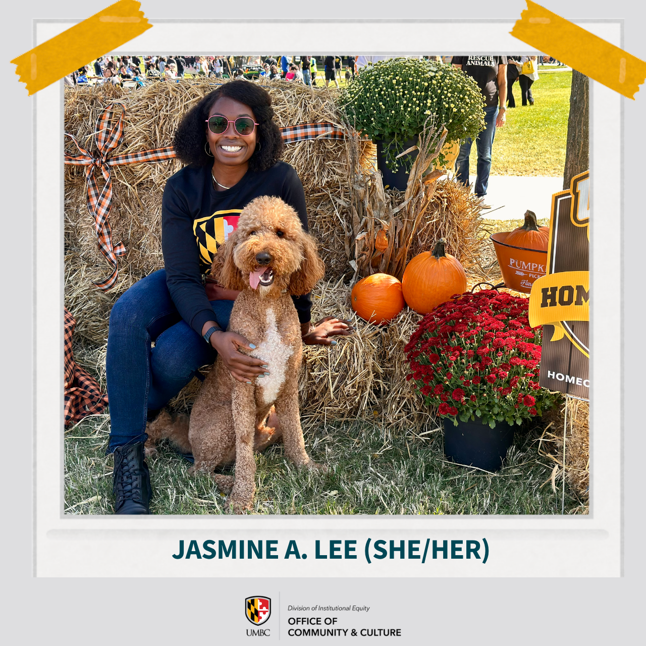 A picture of Jasmine A. Lee and Remington