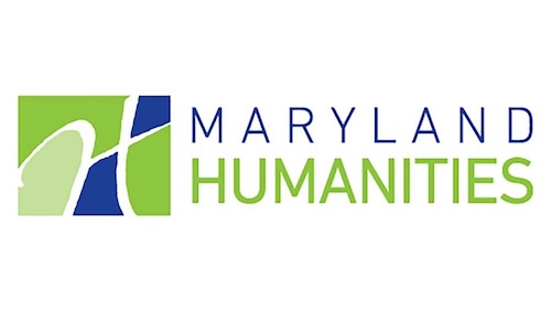 Green and blue logo for Maryland Humanities