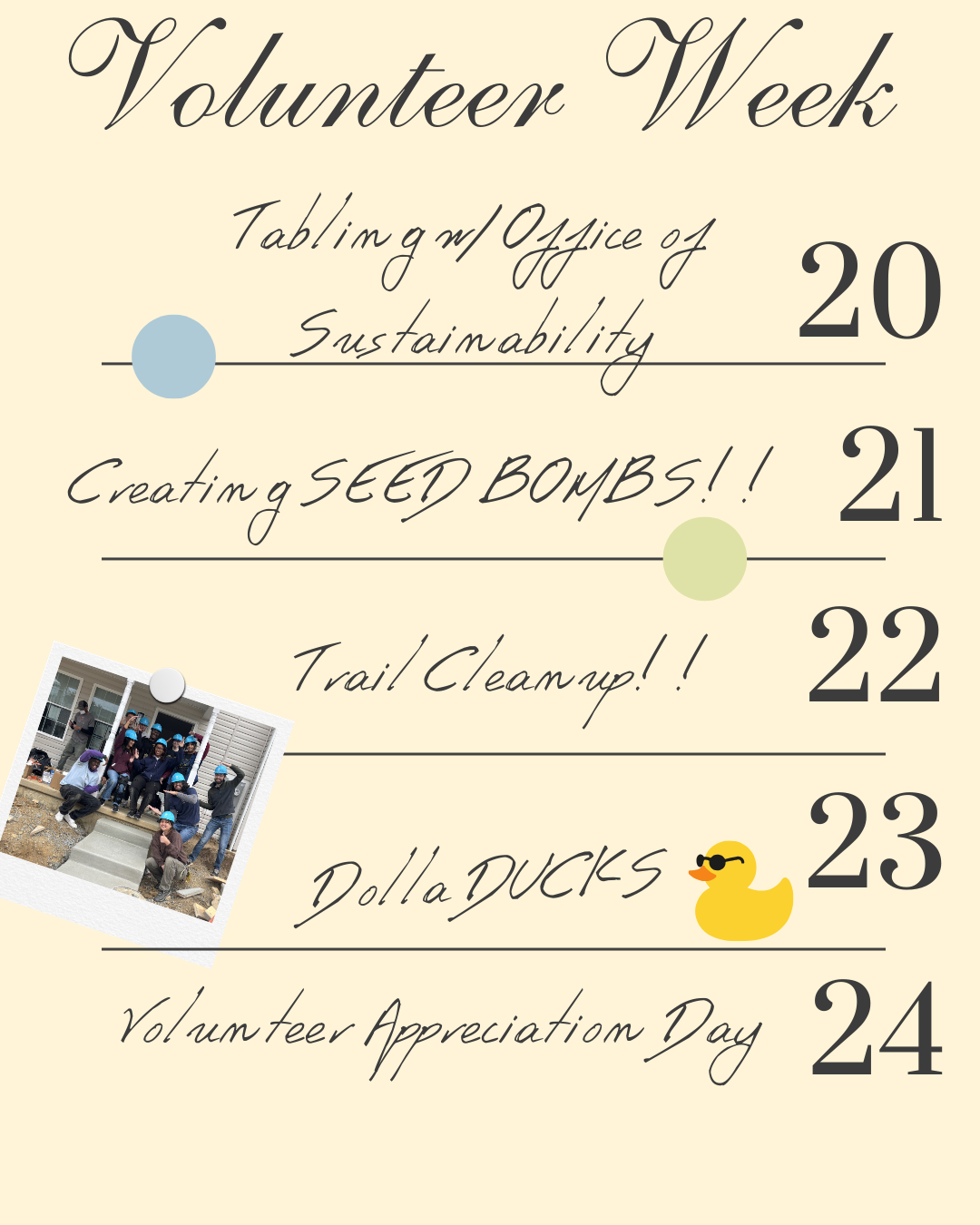 Volunteer Week Events