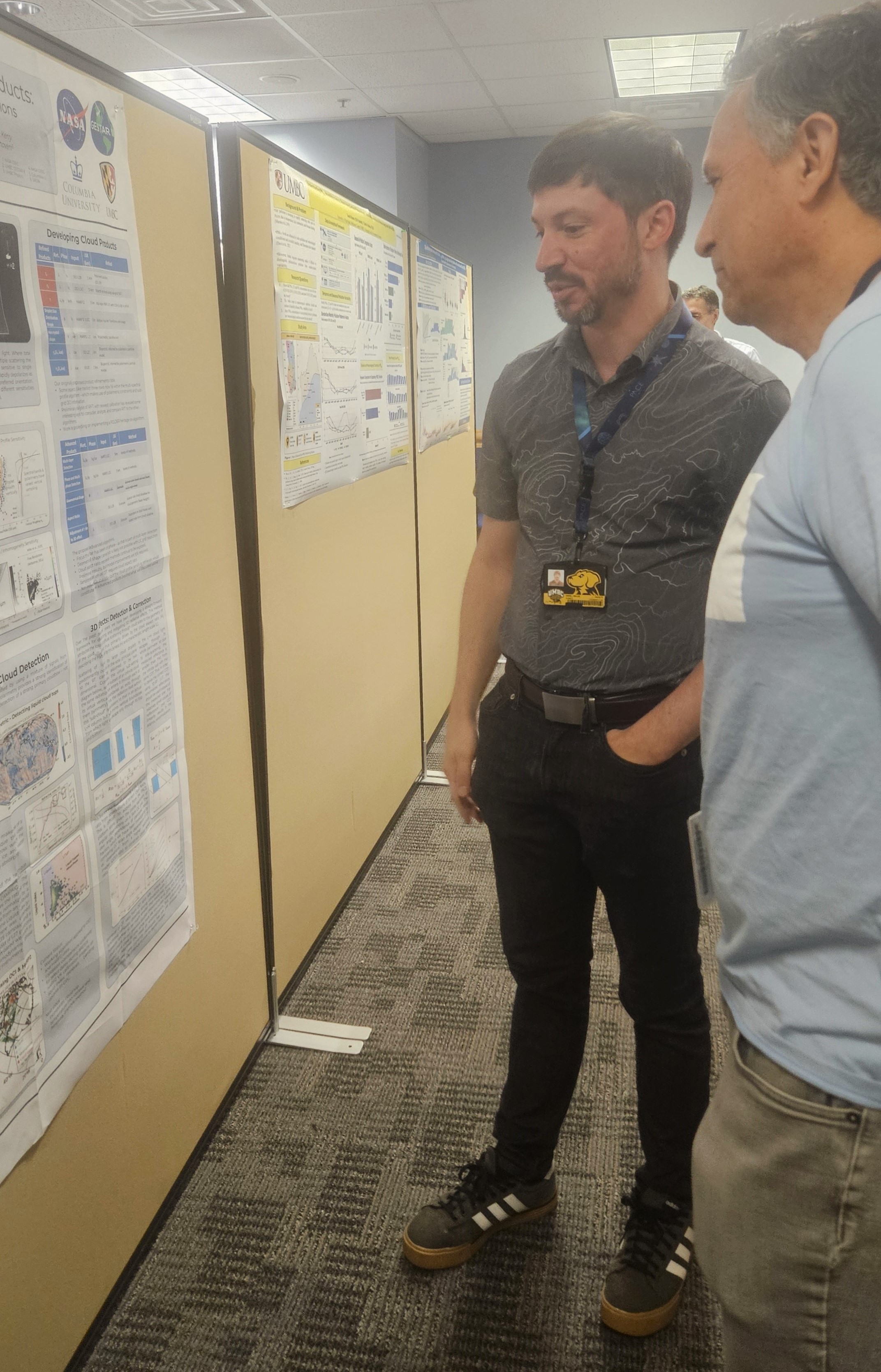 Dr. Daniel Miller discusses his research poster "PACE Advanced Cloud Retrieval Products: Bridging spectral and polarimetric observations"