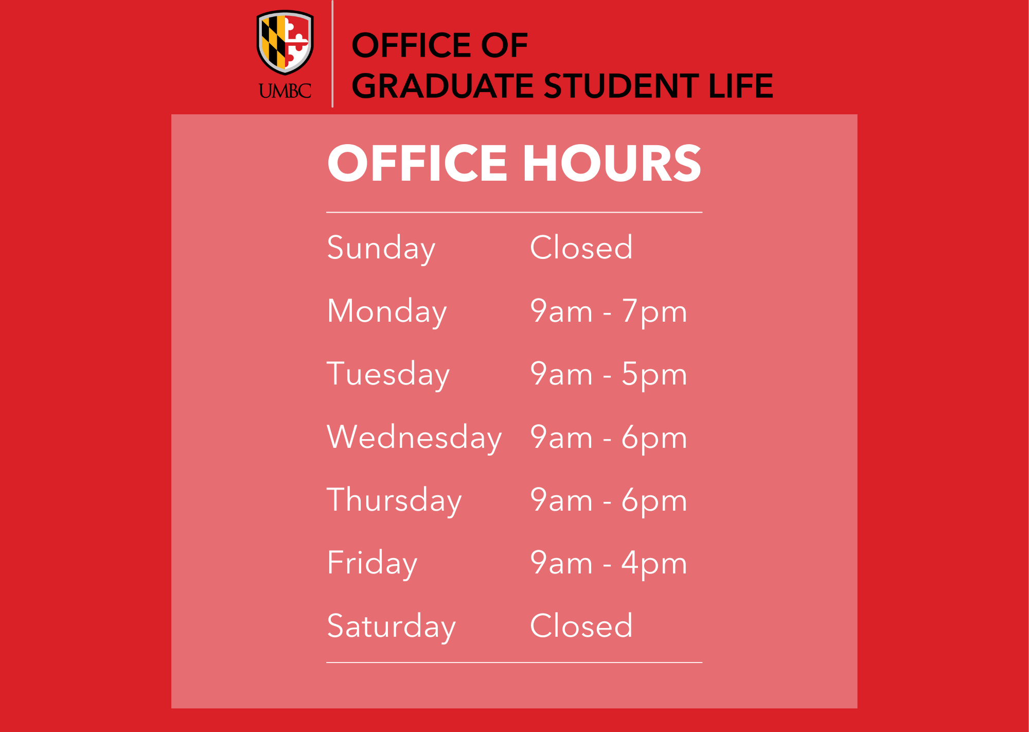 office hours for ogsl