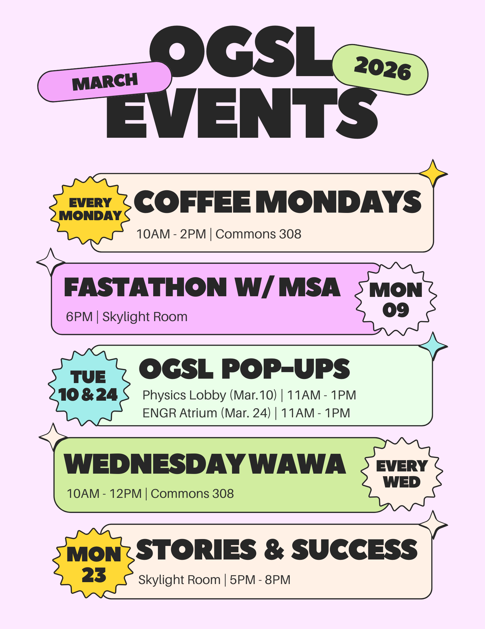 ogsl events