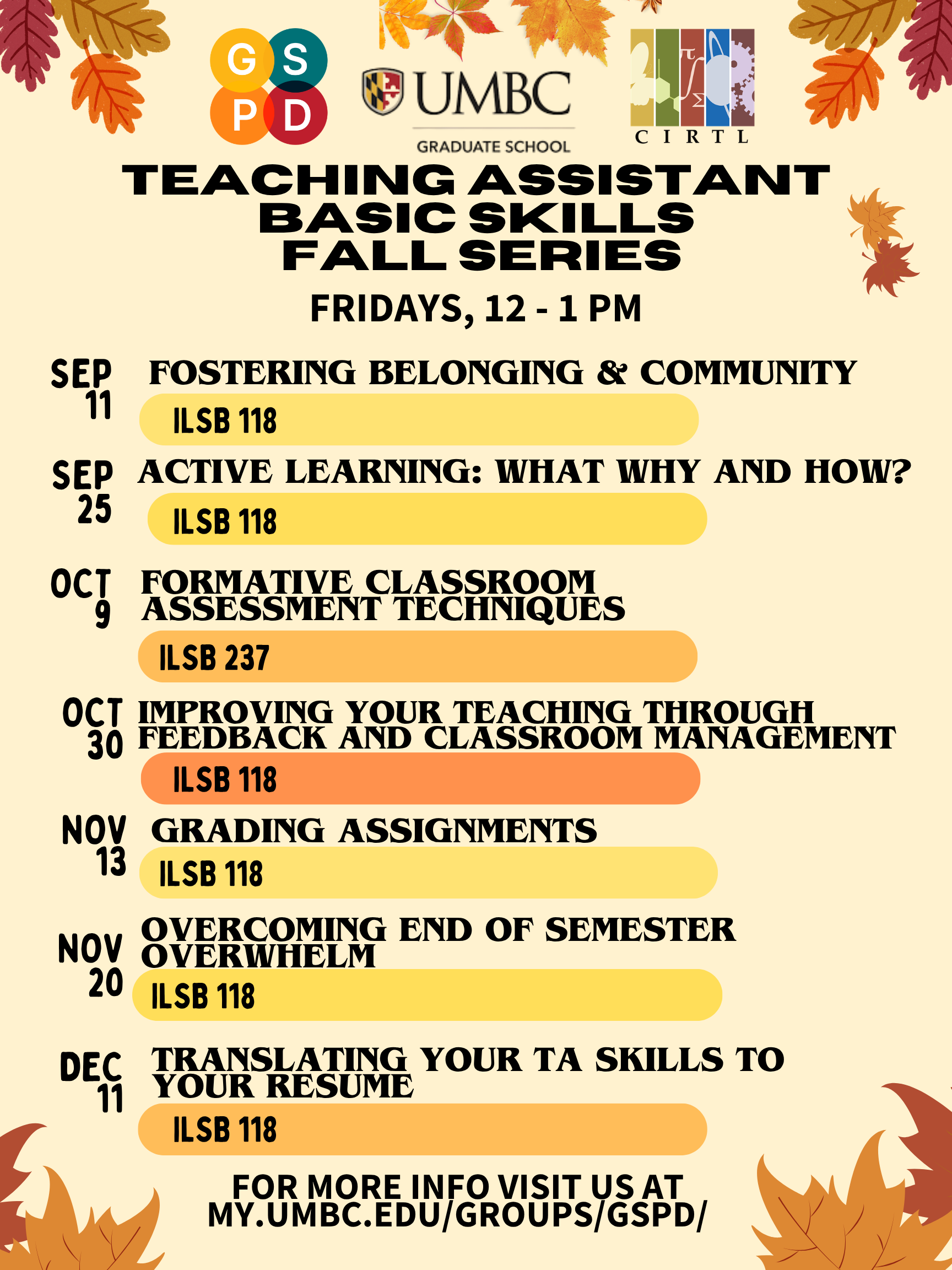 teaching assistant basic series flyer