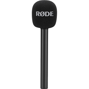 An adapter for the wireless kit that resembles a handheld mic