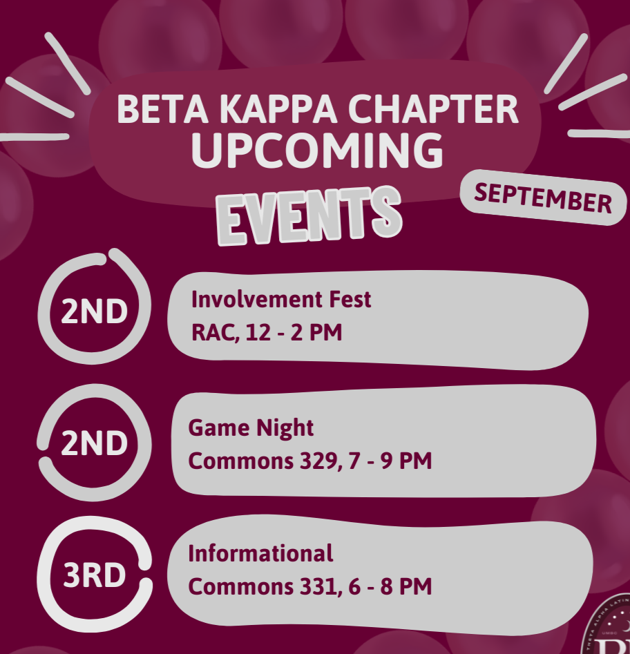 (9/2/26: Involvement Fest + Game Night and 9/3/26: Informational )