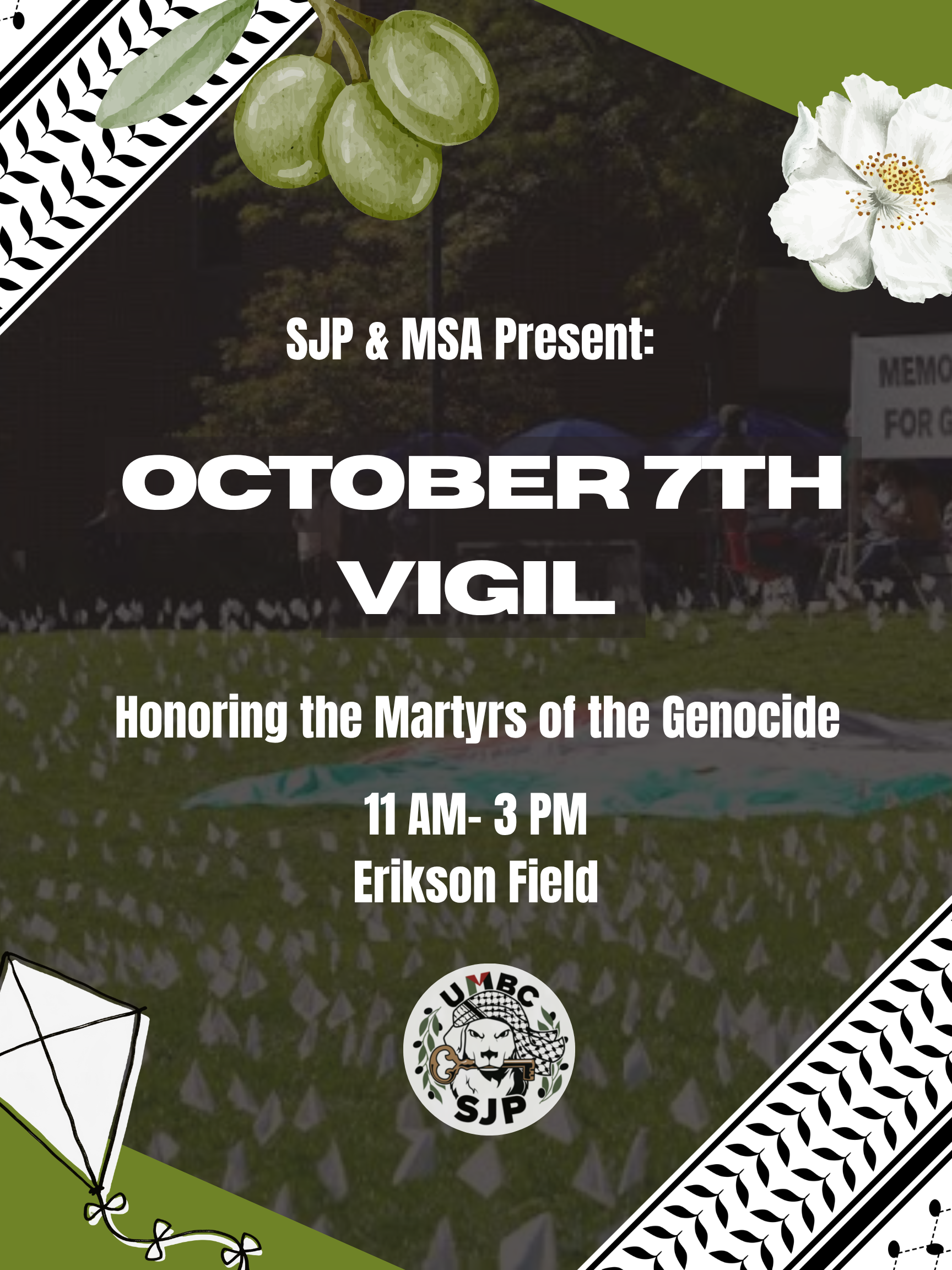 Flier of MSA & SJP Vigil