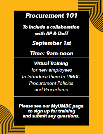 Procurement 101 white text on a black background includes all the text on the post.