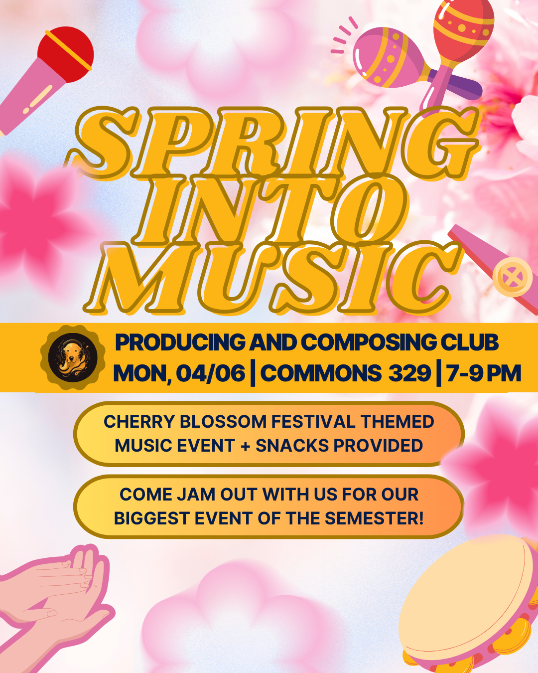 Spring Into Music Flyer