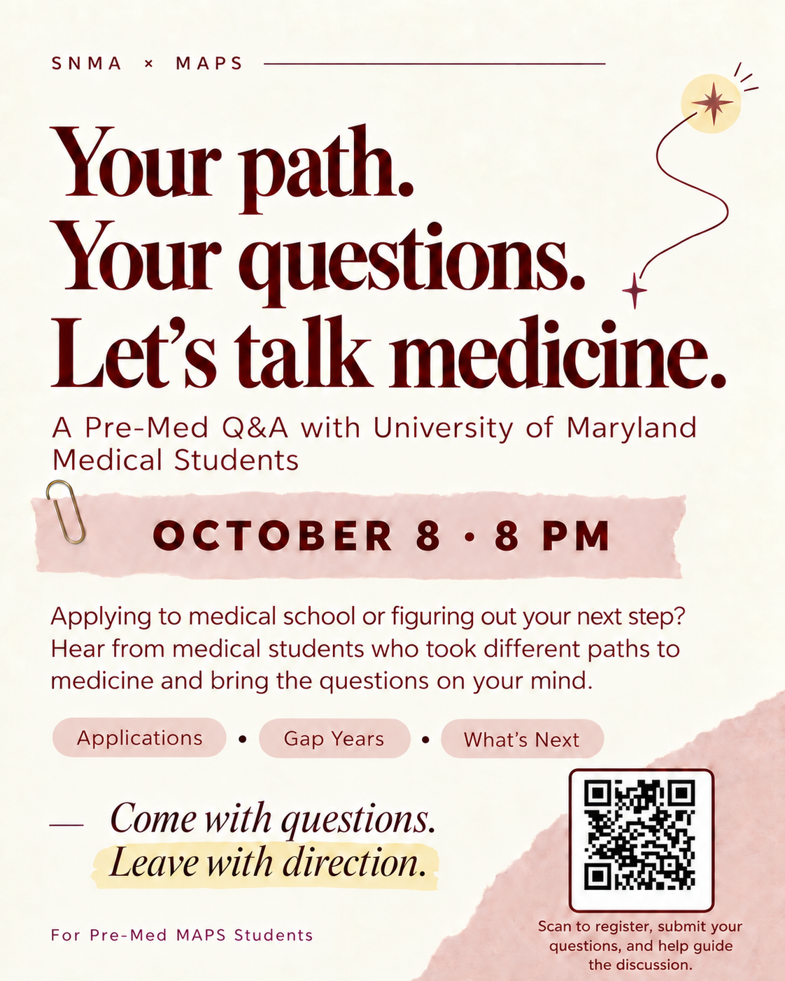 SNMA MED STUDENT PANEL POSTER