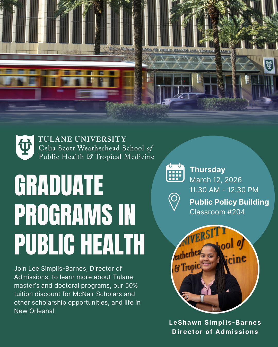 Graduate Programs in Public Health Flyer