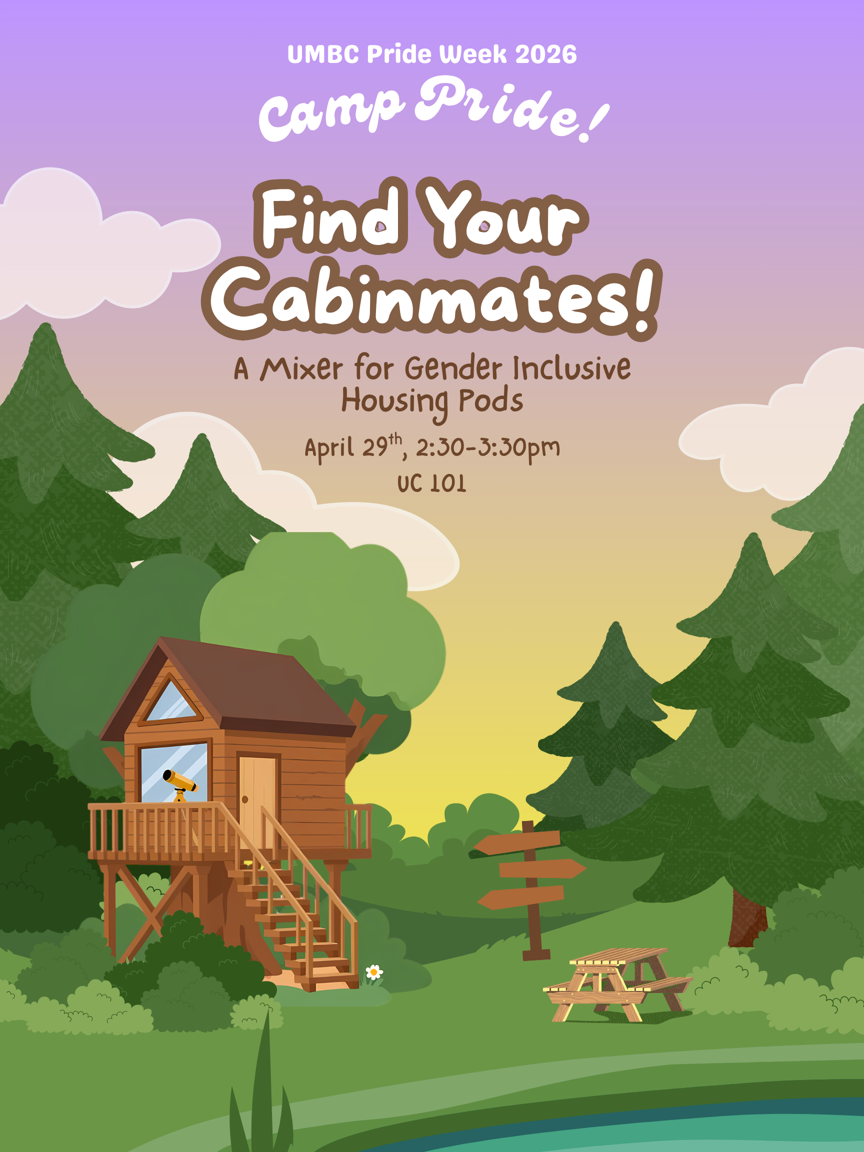 Camp Pride: Find Your Cabinmates