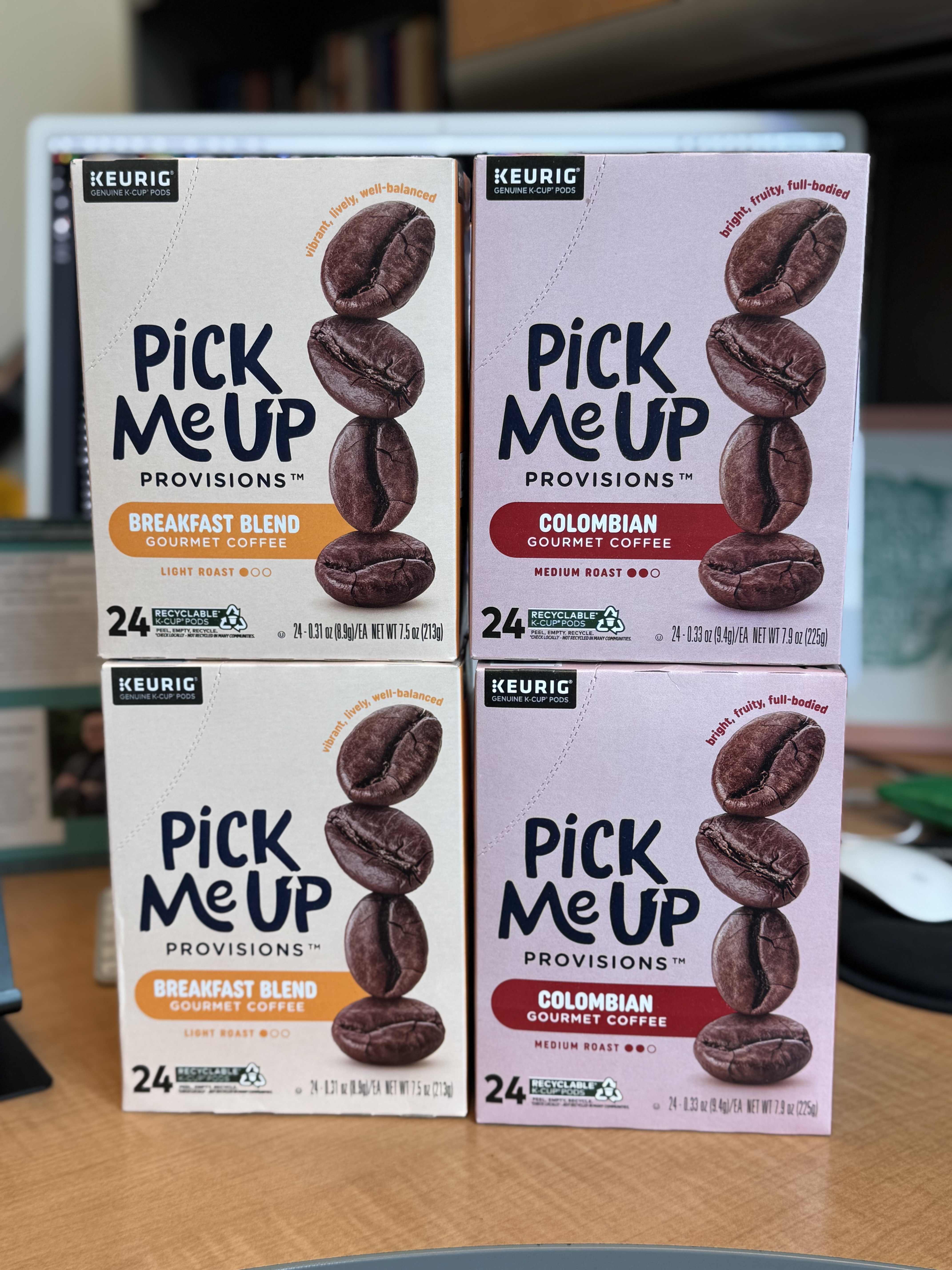 Boxes of coffee
