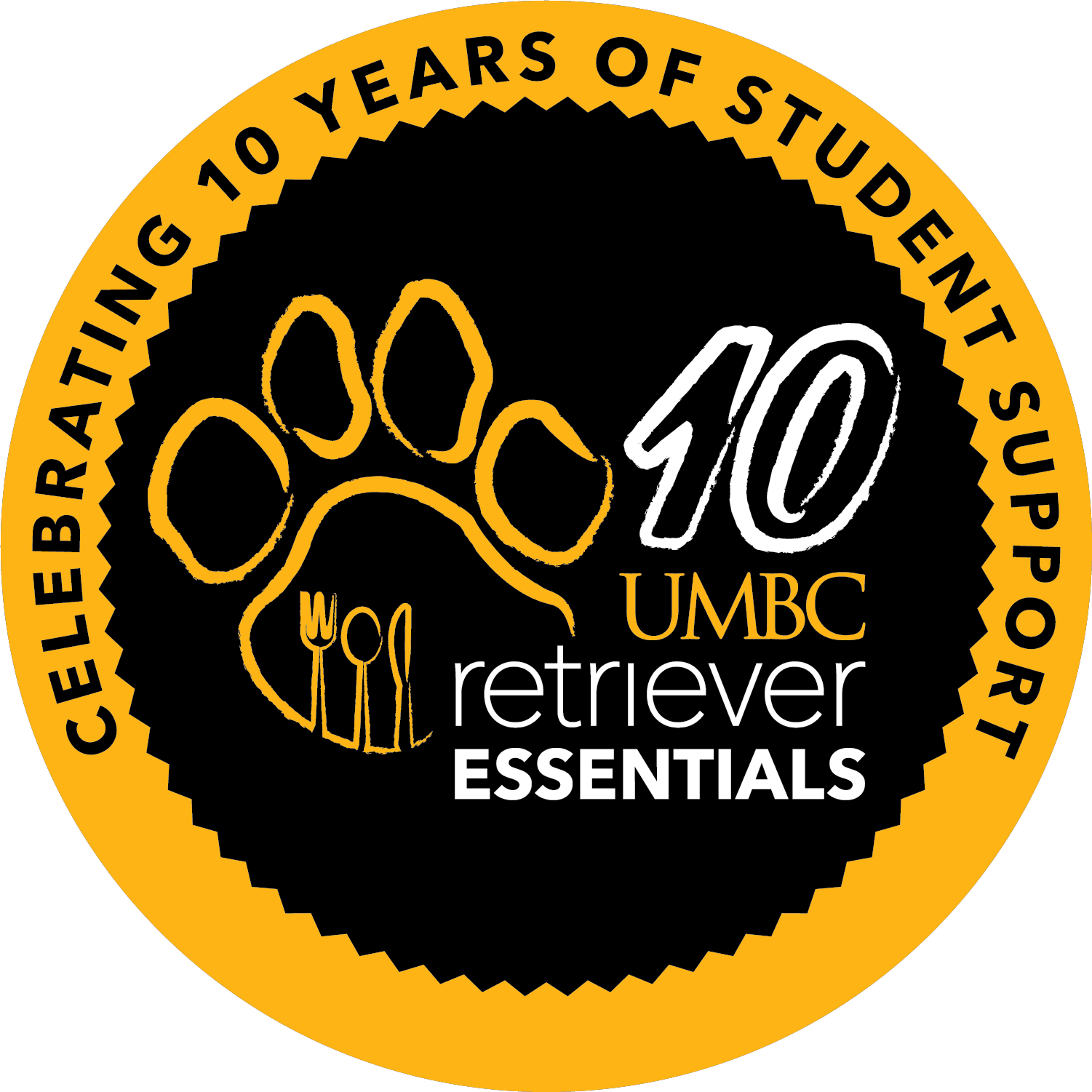 Retriever Essentials 10 Year Celebratory Logo