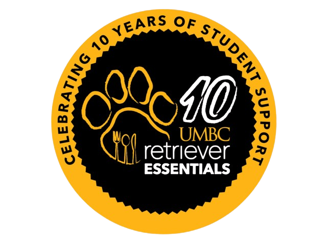 Graphic reads "10 for 10 Retriever Essentials, celebrating 10 years of student support"