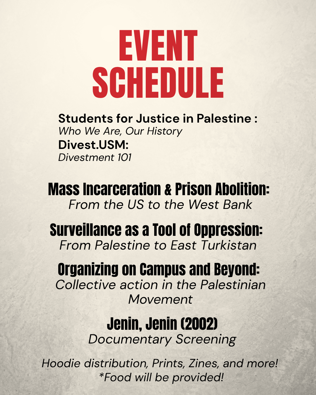 SJP palestine forum event details