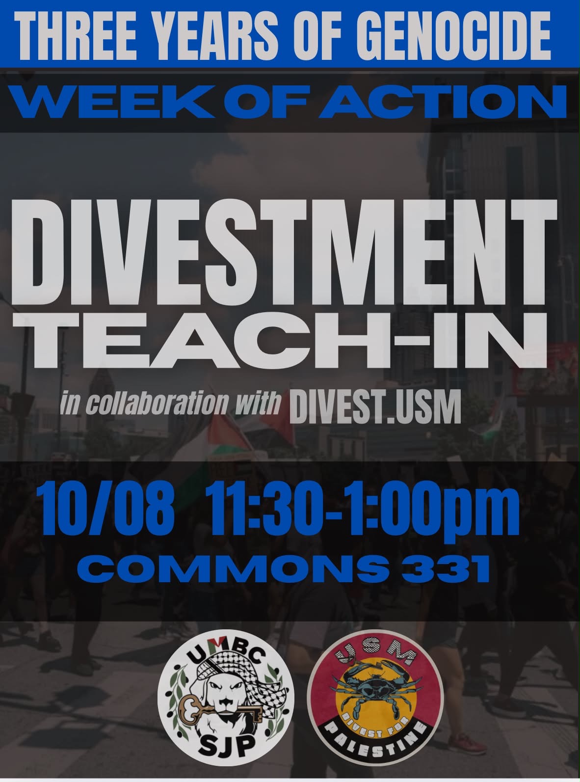 divestment teach in 12-1