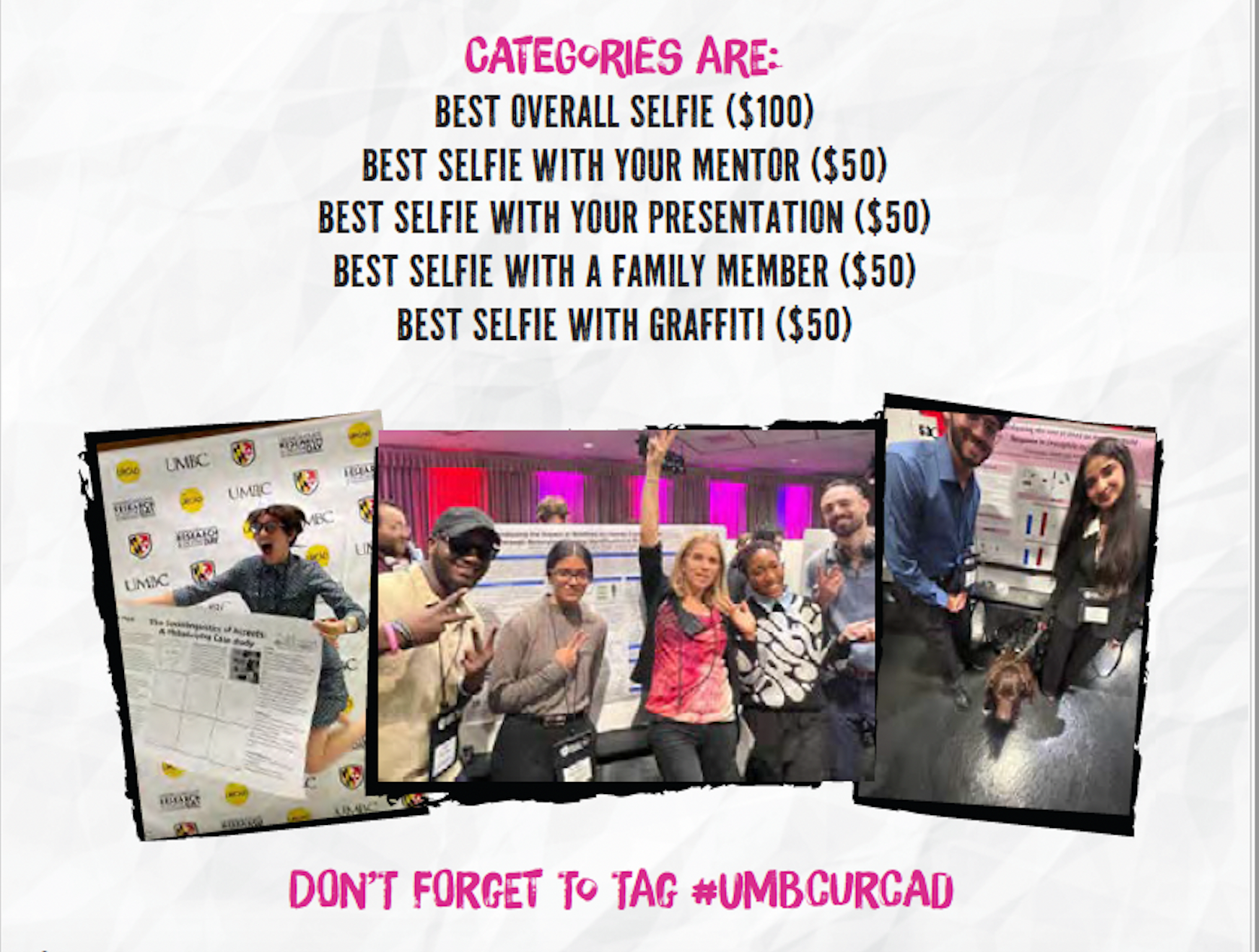 Students selfies form URCAD