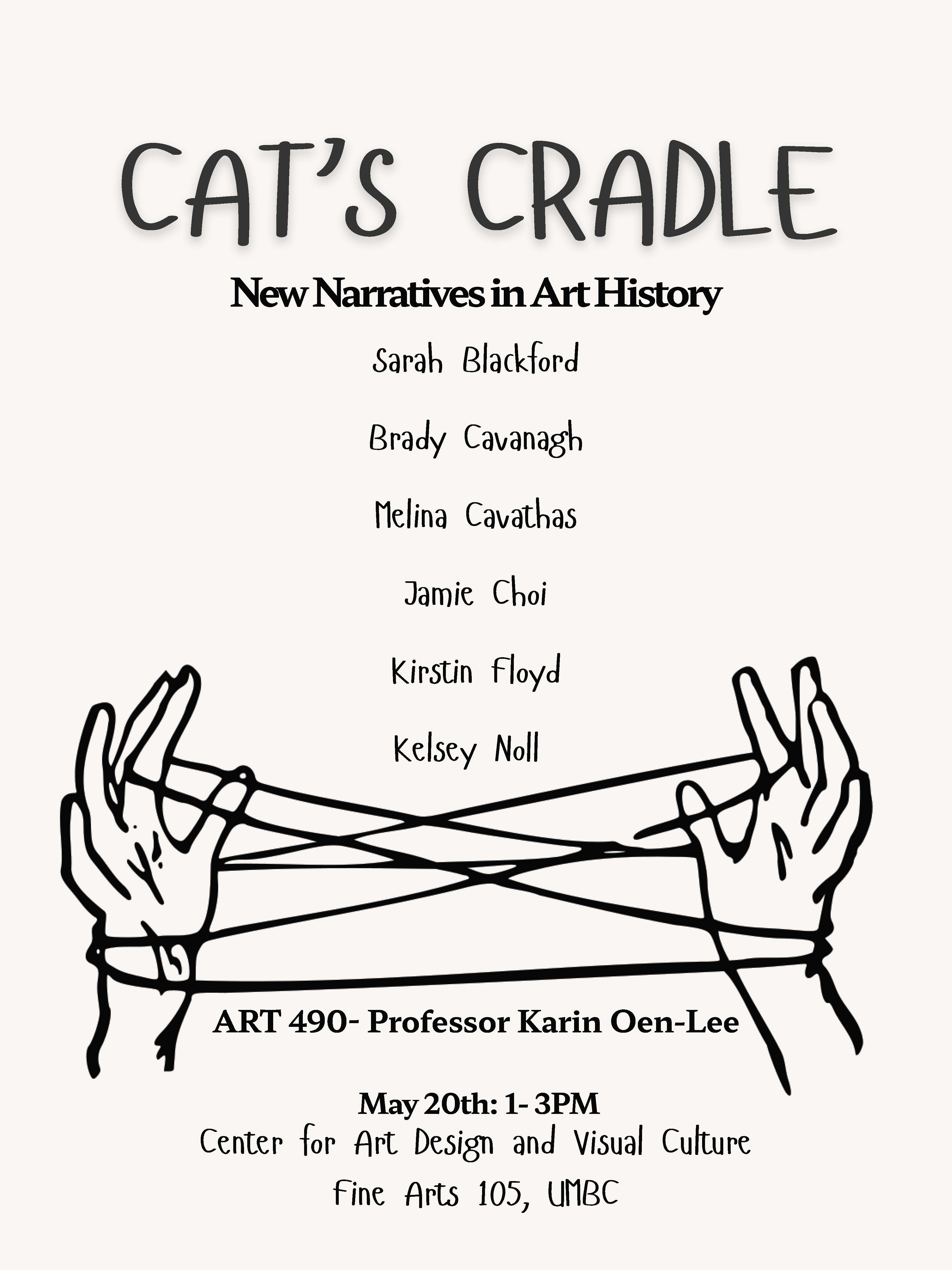 Event poster for the Cat's Cradle.