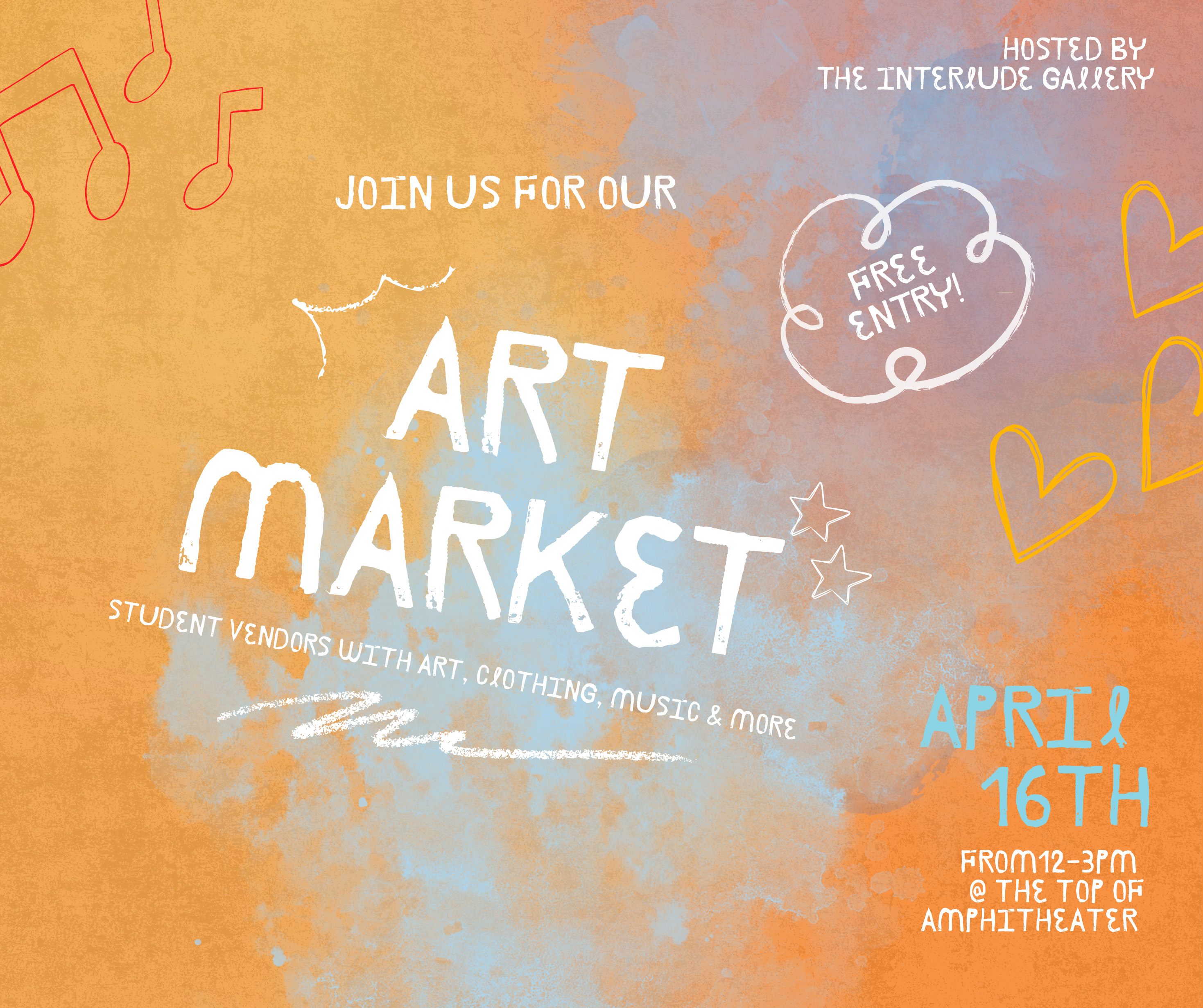 flyer for "Art Market"