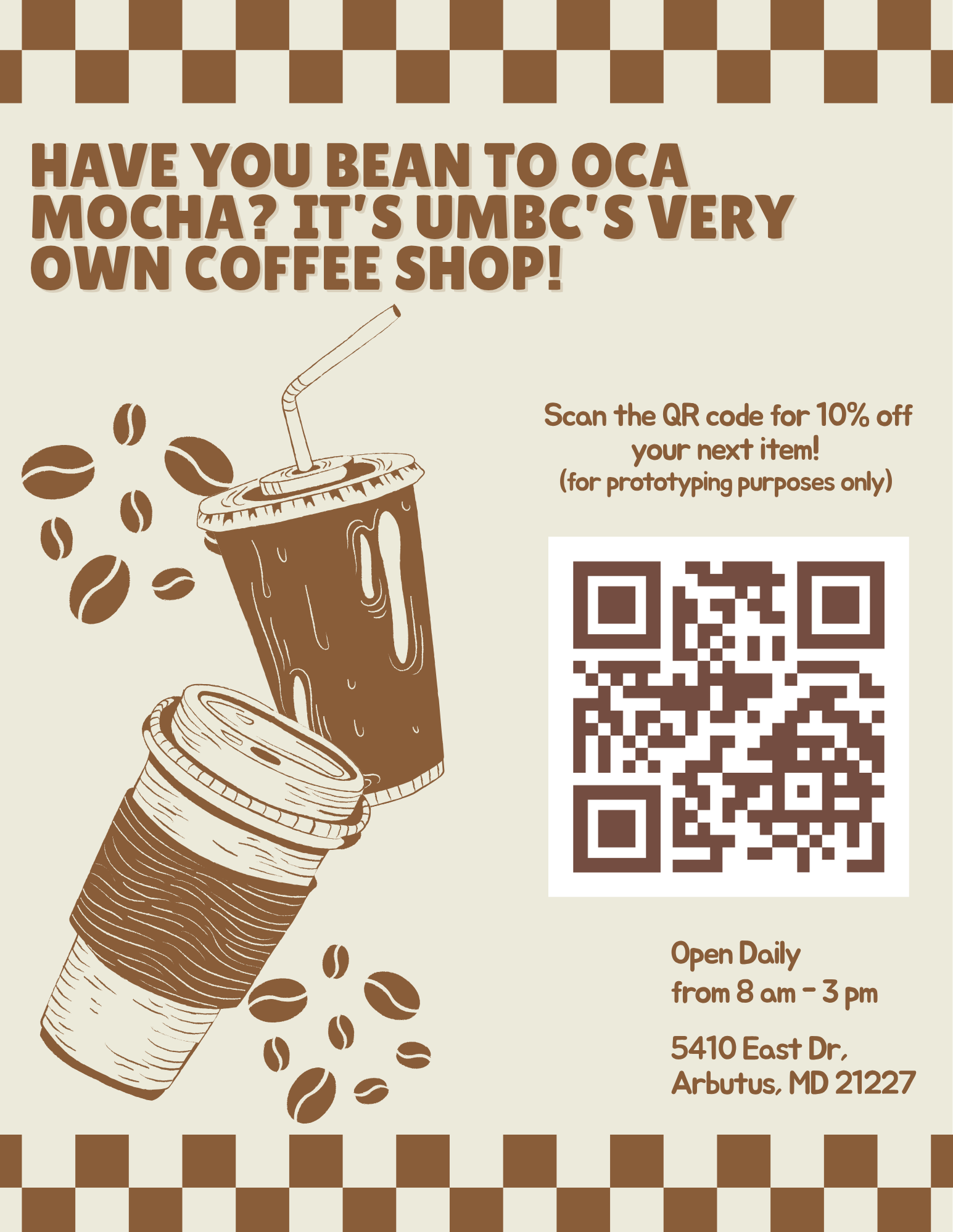 OCA Mocha Discount Flyer